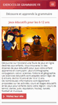 Mobile Screenshot of exercices-de-grammaire.fr